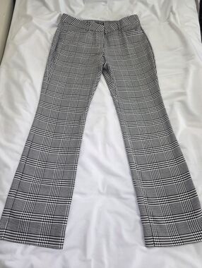 Express Editor Glen Check Plaid Stretch Bootcut Career Work Dreas Pants- Sz 10R